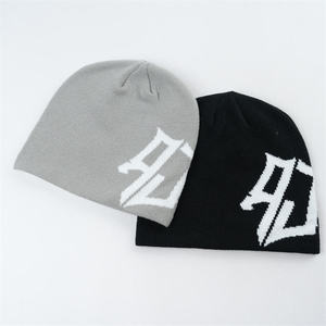 Bonnet ajustable en acrylique 100% style Jacquard Y2K avec logo personnalisé - Chapeau d'hiver chaud pour les sports d'hiver et les activités de plein air - Product Image 1