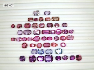 Zafiro Rosa 100% Natural de Madagascar, Grado 3A, Calentado, Tamaños Variados, Juego de 51 Piezas, 66.33ct, Gemas Sueltas Genuinas, Color Rosa Intenso - Product Image 2