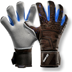 Gants de gardien de but de football pour jeunes pas chers, gants de gardien de but en latex épais avec protection des doigts en vente - Product Image 2