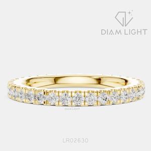Bague de mariage ronde 0,72 carat, bijoux fins, certifiée IGI, or blanc 14 carats, diamant de laboratoire, bague de fiançailles et d'anniversaire - Product Image 5