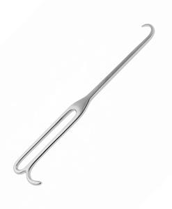 ตะขอเกี่ยวกระดูกปลายทู่แบบมีห่วงนิ้วจับ ผลิตจากเหล็กกล้าไร้สนิมคุณภาพสูง สำหรับการผ่าตัด - Product Image 2