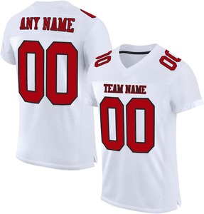 เสื้ออเมริกันฟุตบอลคุณภาพพรีเมียมสำหรับขายออนไลน์ เสื้ออเมริกันฟุตบอลระบายอากาศดีไซน์ใหม่ - Product Image 2