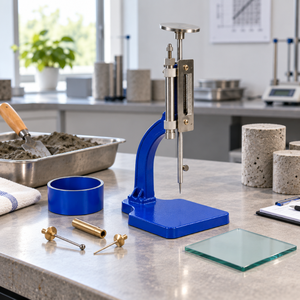 Appareil Vicat pour l'analyse et les tests de temps de prise du ciment |   Équipement de laboratoire pour mesurer les temps de prise initiale et finale - Product Image 2