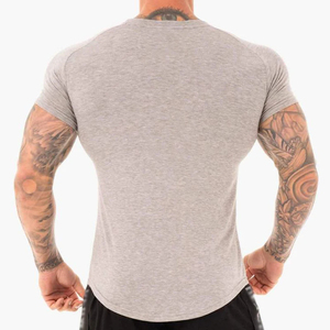 Camiseta Deportiva para Hombre, 100% Algodón, Sólida |   Camiseta Deportiva Ligera, Transpirable y de Secado Rápido para Entrenamiento Físico - Product Image 2
