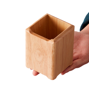 ที่วางปากกาไม้ทำมืออเนกประสงค์ทันสมัย ที่วางโทรศัพท์ ของตกแต่งสร้างสรรค์ ของที่ระลึกงานฝีมือจากธรรมชาติ - Product Image 3