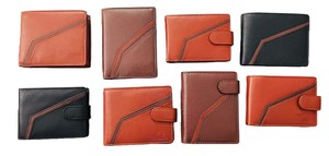 Portefeuille homme en cuir véritable marron de qualité supérieure, à double pliage, avec blocage RFID, imperméable, porte-cartes multiples, court et fin, pour un usage quotidien - Product Image 5
