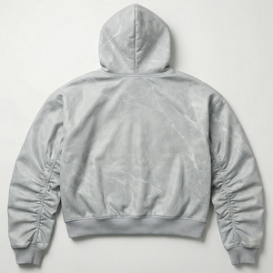 Sudadera de Lujo ONYX de MALUZA Industries, 100% Algodón, Tejido Revestido para Invierno, Logotipo Apilado, Edición Urbana Streetwear - Product Image 4