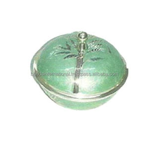 Haute qualité laiton suspendu décoratif cloche vert émail peinture et nickel fini pour la décoration de la maison - Product Image 6