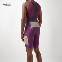 Service personnalisé OEM, shorts de cyclisme pour hommes avec poches, séchage rapide, spandex/polyester, vêtements de course