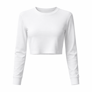 Camisetas Cortas de Manga Larga Personalizadas al por Mayor para Mujer - Proveedor y Fabricante OEM en Grandes Cantidades - Product Image 1