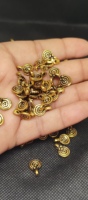 Breloques et pendentifs en laiton faits à la main, aspect antique, sur mesure, adaptés aux créateurs de bijoux