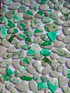 Cabujón de Variscita Natural, Hermosa Piedra Preciosa de Ágata Verde para Sanación Energética, Suministro a Granel de Tamaño Suelto - Product Image 3