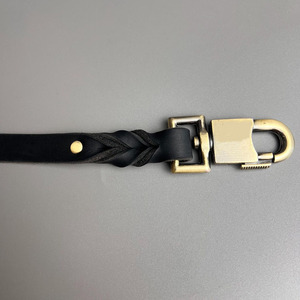 Adjustable luxury Leather <b>Braided</b> Dogs pet Collars made from <b>braided</b> leather for everyday comfort and safety in low rate - Product Image 5