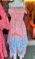 Robe longue asymétrique sans manches en soie tissée bohème, écologique et lavable, pour femme, taille naturelle, haute qualité, décontractée