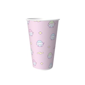 Custom <b>Printed</b> Digital 16oz Single Wall Disposable Coated Paper <b>Coffee</b> Cup Food-Grade PE Lining Eco-Friendly Recyclable Cups - Product Image 1