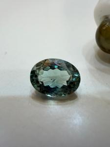 Alexandrite Pierre précieuse en vrac, taille ovale, vert turquoise, facettée, rare, pour collectionneur, pour la création de bijoux fins, pierre naturelle - Product Image 5