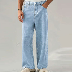Pantalon baggy décontracté en tissu léger, coupe confortable, style quotidien, matière douce - Product Image 4