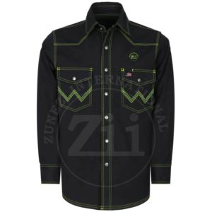 Chemise de soudeur FR légère, triple couture, coupe décontractée, résistante au feu, séchage rapide, ignifuge NFPA - Product Image 2