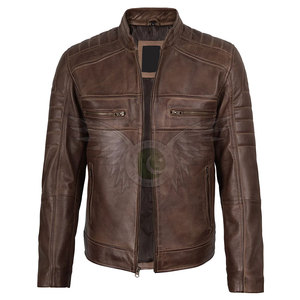 Premium Quality <b>Men</b> <b>Leather</b> <b>Jacket</b> Fashion Slim Fit Casual Streetwear and Outdoor Wear Elegant Style Fashion <b>Leather</b> <b>Jacket</b> - Product Image 4