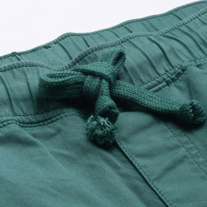 Pantalones Jogger Cargo Color Verde Azulado para Hombre, Cintura Elástica, Múltiples Bolsillos, Cordón Ajustable, Tela de Algodón Ligera, para Primavera - Product Image 6