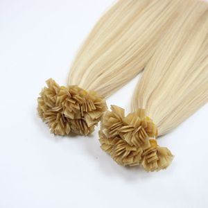 Extensions de cheveux vietnamiennes à pointe plate, 100% cheveux humains vierges, 100 grammes, kératine, lisses, aspect naturel, pour femmes, directement de l'usine - Product Image 4
