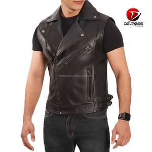 Chaqueta de Motocicleta de Cuero para Hombre, Transpirable, para Carreras de Autos - Product Image 5