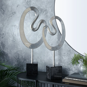 High End Handcrafted Metal Standing Sculpture for Indoor Decoration Living Room Hotel Shopping Mall Home Interior At <b>Cheap</b> Rates - Product Image 3