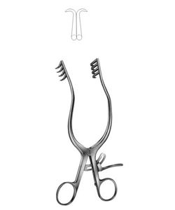 Retractores autoajustables Anderson Adson |   Excavadores Dentales Manuales de Acero Inoxidable de Primera Calidad - Instrumentos Vitra Modelo Quirúrgico - Product Image 1