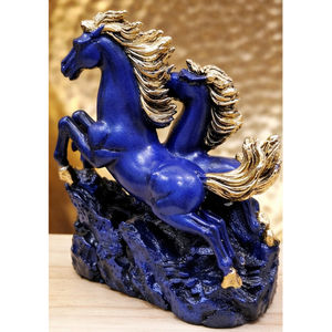 Escultura Art Deco de Caballos de Éxito, Hecha en India, para Cumpleaños, Graduación, Jubilación, Diwali, Bodas y Celebraciones - Product Image 2