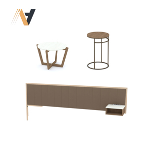 Ensemble de meubles de chambre à coucher moderne et élégant, style de rangement modulaire, finition en placage MDF/HPL/LPL, provenant d'une usine au Vietnam - Product Image 2