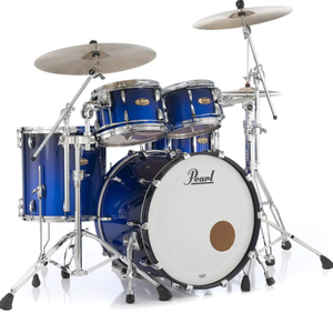 Authentique UNIQUE MCT924XEDP C Pearl Masters Maple Pack complet de 4 pièces en érable nickelé A-Tone pour clarinet soprano et batteurs - Product Image 1