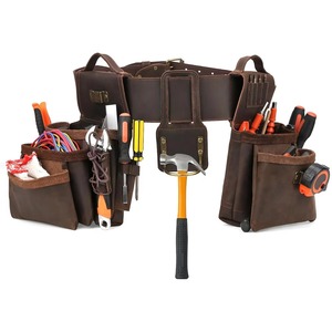 Pakistan Made Wholesale Price High Quality <b>Leather</b> <b>Tool</b> Bags Outdoor Use <b>Leather</b> <b>Tool</b> Bags In OEM Service - Product Image 2