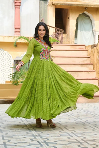 Traditional Afghan Kuchi Dress For Women With Heavy <b>Mirror</b> Work Details Tribal Embroidery Flowing Maxi Gown Afghan Kuchi Dress - Product Image 2