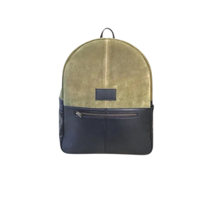 Nouveau design 2026 – Sac à dos de voyage unisexe en cuir véritable vert olive de qualité supérieure, grande capacité, avec fermeture éclair, pour homme et femme - Product Image 4