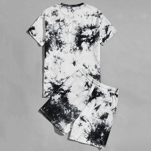 Conjunto de Pantalones Cortos y Camiseta Deportivos para Hombre, de Tela Tejida Transpirable con Estampado Veraniego, Personalizado y de Alta Calidad - Product Image 3