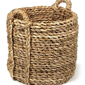ตะกร้าเก็บผ้าหญ้าทะเลสานอเนกประสงค์ทรงสี่เหลี่ยมผืนผ้าทนทานผักตบชวาสำหรับห้องครัว - Product Image 5