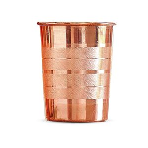 Copper Tumbler <b>Set</b>-Vintage Design Lightweight Gift Box Packaging <b>Screw</b>-On Lid Unisex Handmade - Product Image 3