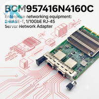 Carte d'interface réseau BCM957416N4160C pour Broadcom 10GbE 2BASE-T Ethernet Adapter PCI Express 3.0x8 OCP 3.0 pour serveur en stock