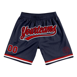 Wholesale Direct OMMIZ INDUSTRY Best Selling Custom Gold Royal-White Authentic Throwback Basketball Shorts - Product Image 5