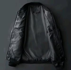 เสื้อกั๊กหนังแท้ 100% แฟชั่นผู้ชายไซส์ใหญ่พิเศษ 8XL สำหรับฤดูใบไม้ร่วงและฤดูหนาว สี โลโก้ และขนาดสั่งทำได้ คุณภาพสูง - Product Image 2