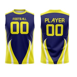Ensemble Maillot et Short de Football Homme Personnalisé Premium Pro 7v7 Sublimé Sans Manches Respirant Séchage Rapide Compression - Product Image 6