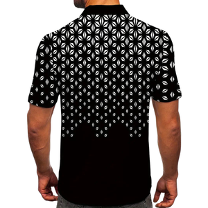 Chemises Homme Personnalisées Broderie Avant 100% Coton Motif Uni Tissu Tricoté Respirant Manches Courtes Boutonnées Décontractées Nouveauté 2026 - Product Image 4