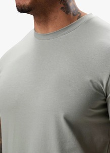 Conjunto de Camiseta y Pantalones Cortos de Algodón y Spandex para Hombre, Personalizado OEM ODM de Alta Calidad, Traje Deportivo para Fitness, Ropa Deportiva de Verano 2026 - Product Image 3