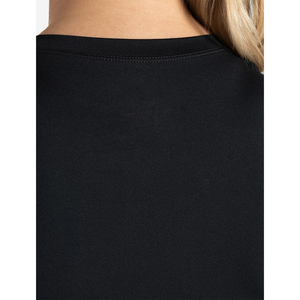 เสื้อยืดผู้หญิงมาใหม่ พิมพ์โลโก้ได้ตามต้องการ ดีไซน์ทันสมัย ระบายอากาศได้ดี เสื้อยืดแขนสั้นผ้าฝ้ายสำหรับผู้หญิง - Product Image 4