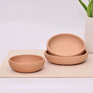 Juego de Tazones de Madera Artesanal, Diseño Clásico, Ecológico, Duradero, No Tóxico, Personalizable, para Uso Doméstico, Fiestas, Ensaladas - Product Image 2