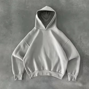Sudaderas con capucha de felpa de primera calidad, estilo boxy, para hombre, de doble capa, para uso urbano, fabricante OEM, proveedor de marca privada. - Product Image 2