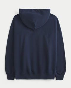 Sudadera con Capucha de Alta Calidad, Informal, de Color Sólido, Holgada, para Parejas, Lisa, de Algodón Suave - Product Image 2