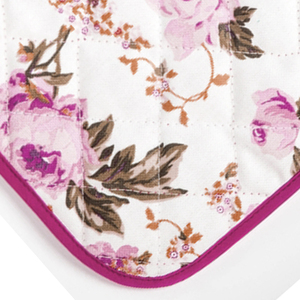 High Water Absorbency Rectangle Shape Floral Printed <b>Kitchen</b> & Tabletop Oven Mitts Recycled Cotton Pot Holders. - Product Image 3