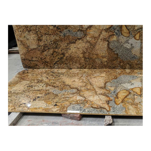 Dalles de granit doré d'Alaska de haute qualité, pierre naturelle polie, pour revêtements de sol, comptoirs, revêtements muraux et escaliers - Product Image 5