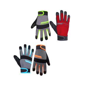 Leather Work <b>Gloves</b> Real Leather Working <b>Gloves</b> Leather Work <b>Gloves</b> Durable Smooth Anti-Slip Straight Cuff General Purpose - Product Image 3